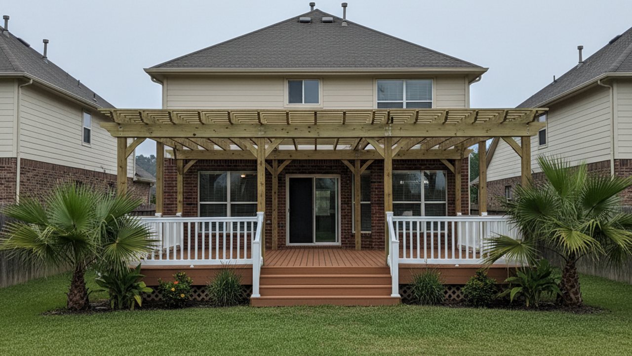 Custom Deck Design completed by Progressive Deck Solutions in Tampa, FL