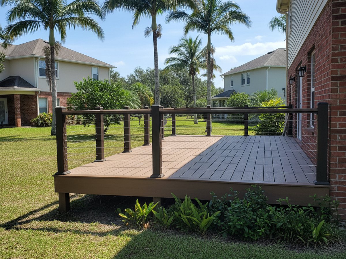 Deck Staining & Sealing completed by Progressive Deck Solutions in Wesley Chapel, FL