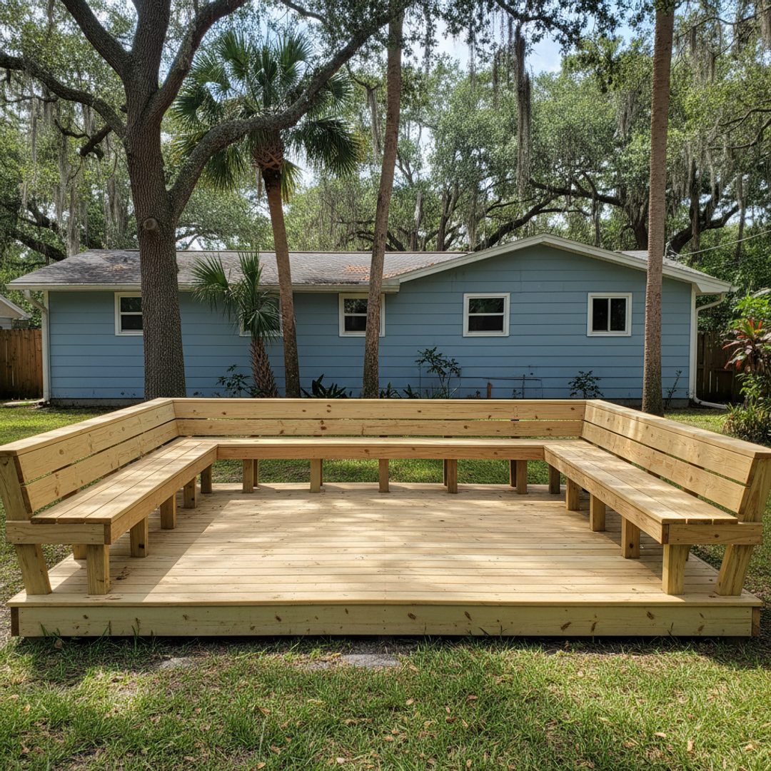 Pool Deck Construction completed by Progressive Deck Solutions in Trinity, FL