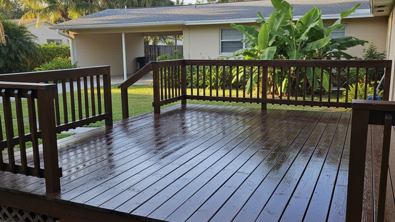 Deck Staining & Sealing completed by Progressive Deck Solutions in Tampa, FL